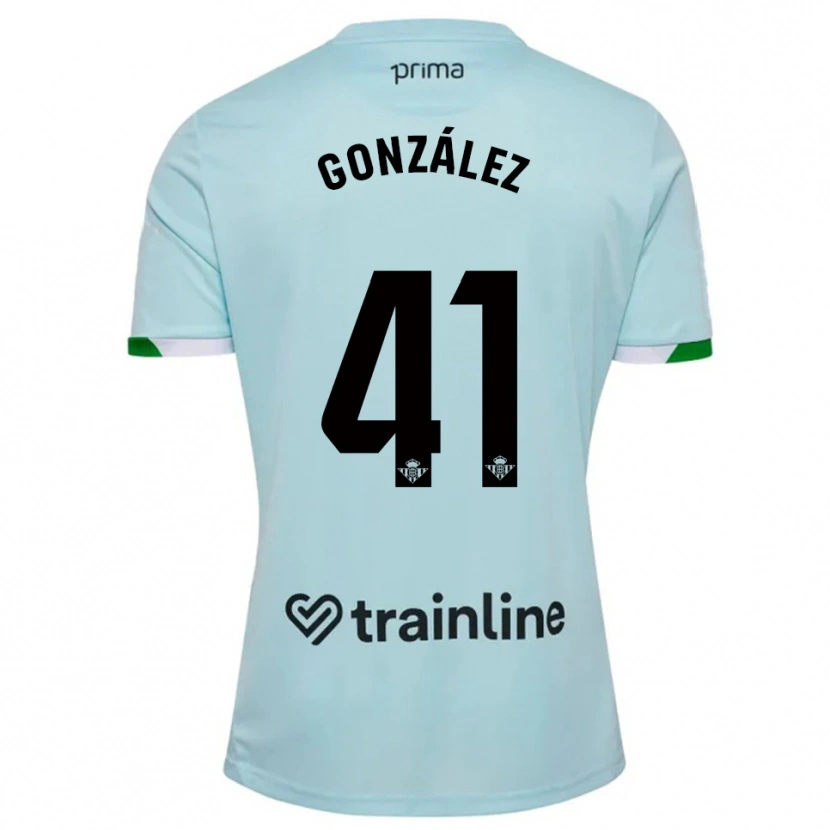 Danxen Mulher Camisola Manu González #41 Azul Celeste Verde Alternativa 2025/26 Camisa Brasil