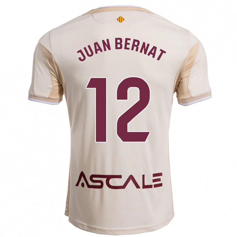 Danxen Mulher Camisola Juan Bernat #12 Branco Sujo Borgonha Alternativa 2025/26 Camisa Brasil
