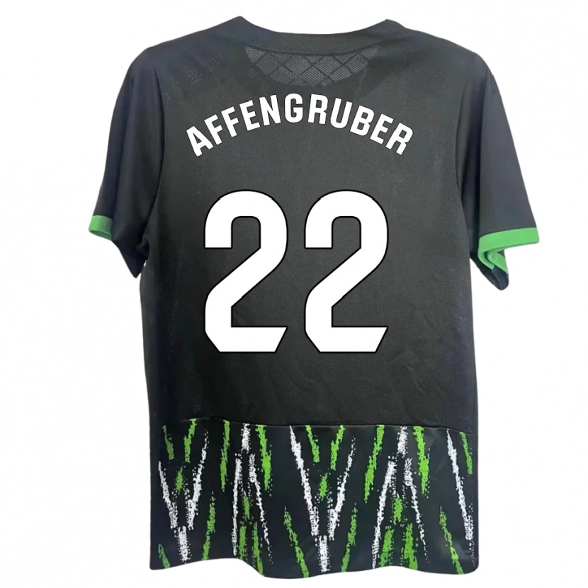 Danxen Mulher Camisola David Affengruber #22 Preto Verde Alternativa 2025/26 Camisa Brasil