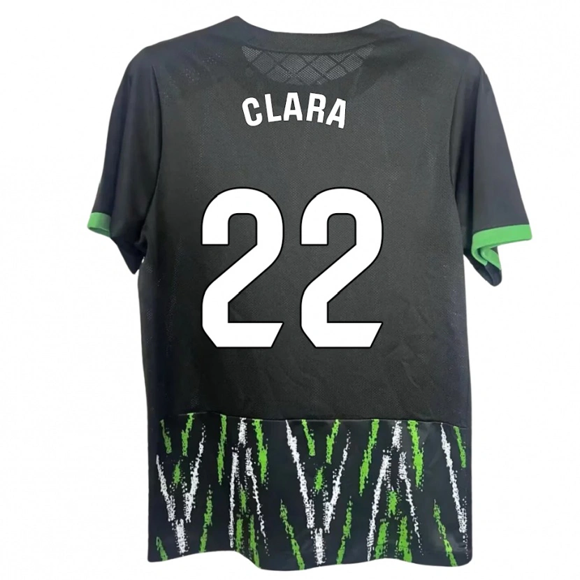 Danxen Mulher Camisola Clara Ferrer Gallego #22 Preto Verde Alternativa 2025/26 Camisa Brasil