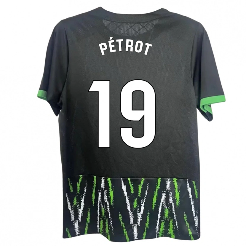 Danxen Mulher Camisola Léo Pétrot #19 Preto Verde Alternativa 2025/26 Camisa Brasil
