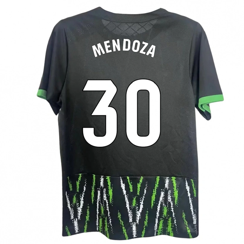Danxen Mulher Camisola Rodrigo Mendoza #30 Preto Verde Alternativa 2025/26 Camisa Brasil