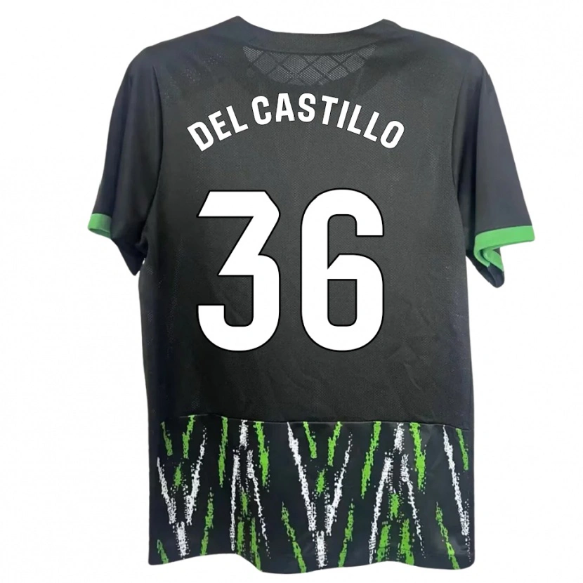 Danxen Mulher Camisola Gonzalo Del Castillo #36 Preto Verde Alternativa 2025/26 Camisa Brasil