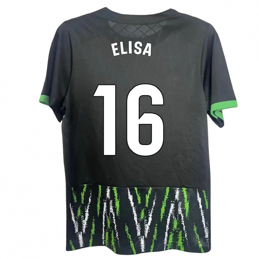Danxen Mulher Camisola Elisa Tomé #16 Preto Verde Alternativa 2025/26 Camisa Brasil
