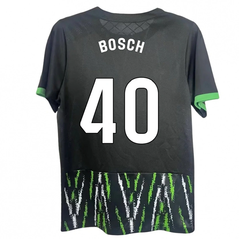 Danxen Mulher Camisola Owen Bosch #40 Preto Verde Alternativa 2025/26 Camisa Brasil