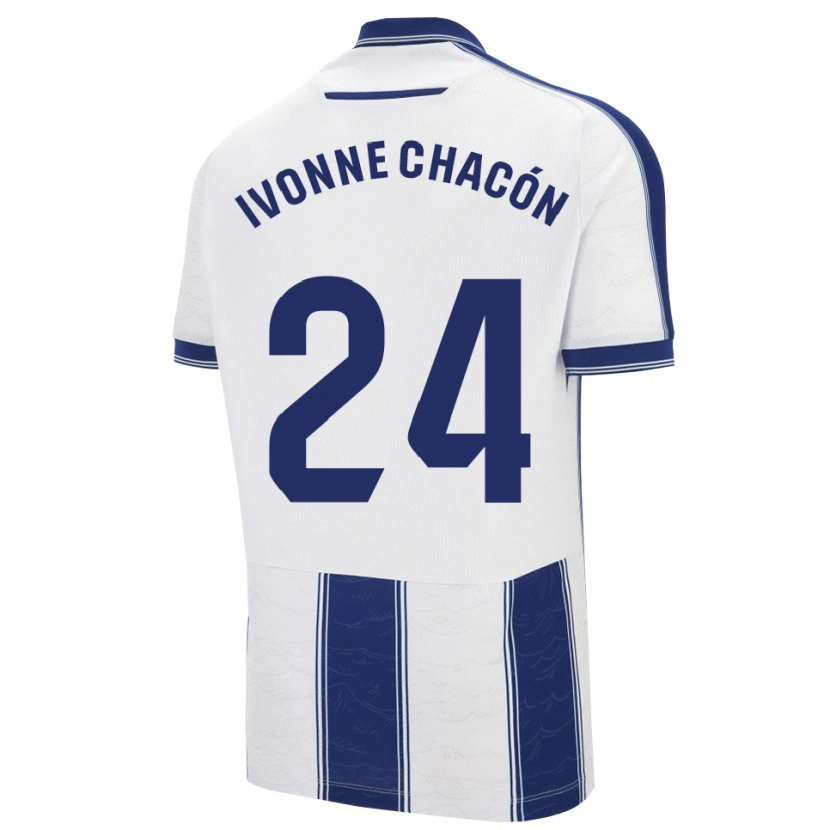 Danxen Mulher Camisola Ivonne Chacón #24 Azul Marinho Branco Alternativa 2025/26 Camisa Brasil