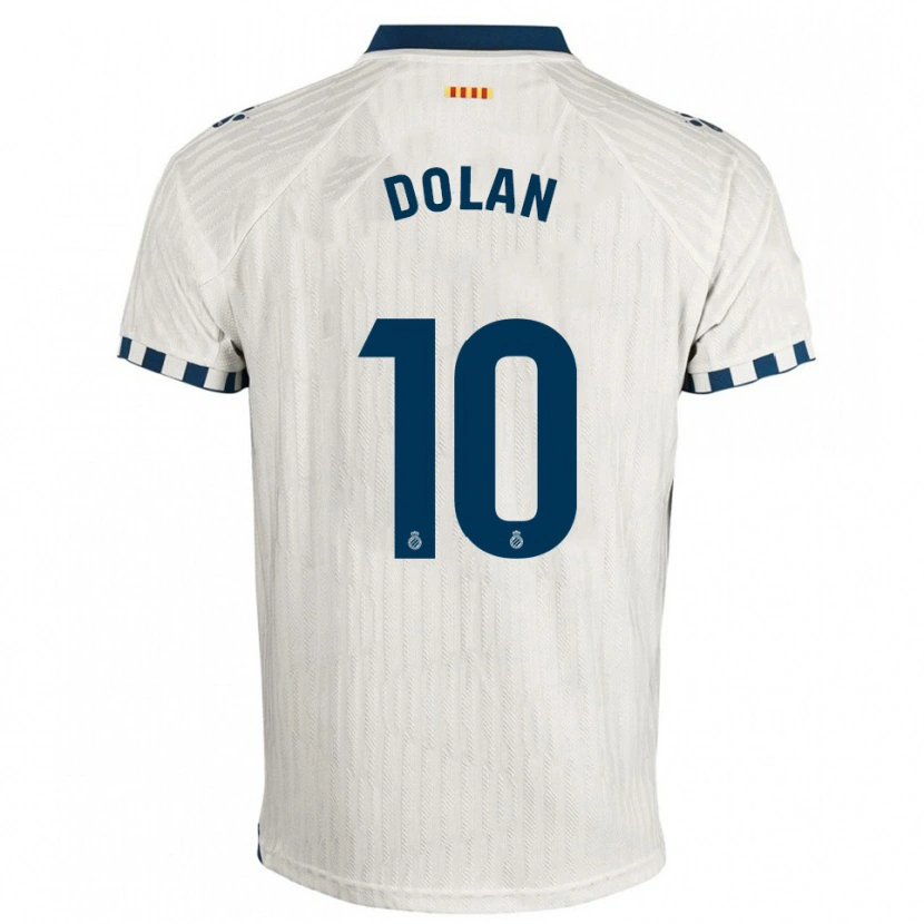 Danxen Mulher Camisola Tyrhys Dolan #10 Branco Azul Alternativa 2025/26 Camisa Brasil