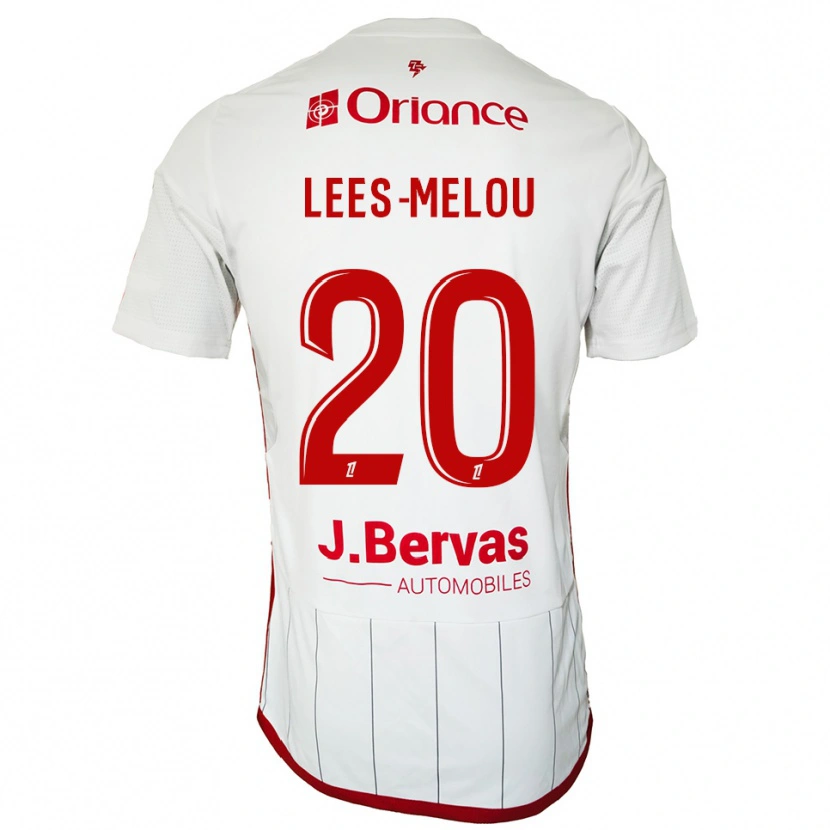 Danxen Mulher Camisola Pierre Lees-Melou #20 Branco Vermelho Alternativa 2025/26 Camisa Brasil