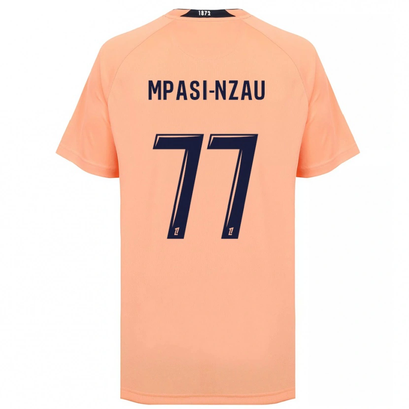 Danxen Mulher Camisola Lionel Mpasi-Nzau #77 Laranja Azul Marinho Alternativa 2025/26 Camisa Brasil