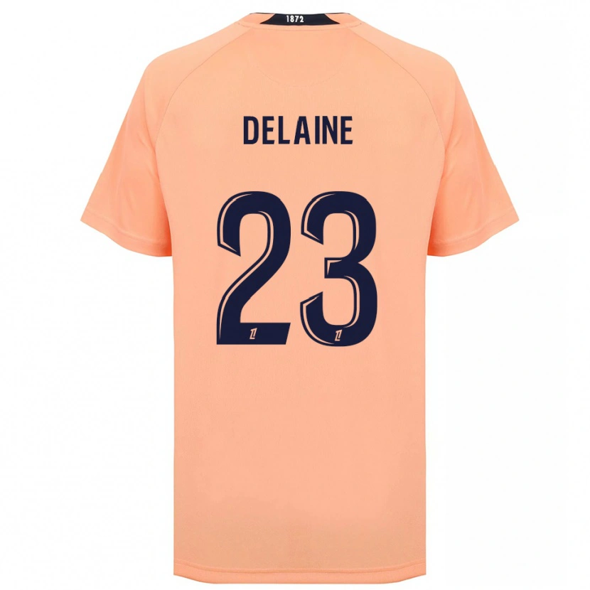 Danxen Mulher Camisola Thomas Delaine #23 Laranja Azul Marinho Alternativa 2025/26 Camisa Brasil