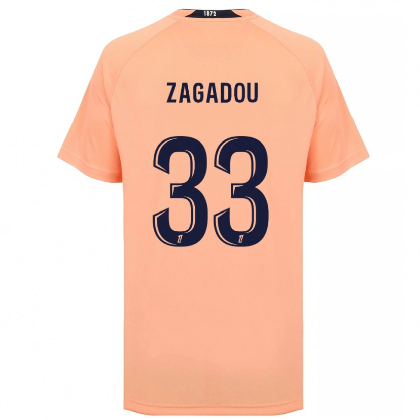 Danxen Mulher Camisola Stephan Zagadou #33 Laranja Azul Marinho Alternativa 2025/26 Camisa Brasil