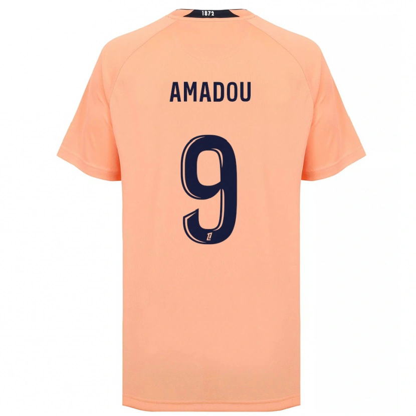 Danxen Mulher Camisola Mansour Amadou #9 Laranja Azul Marinho Alternativa 2025/26 Camisa Brasil