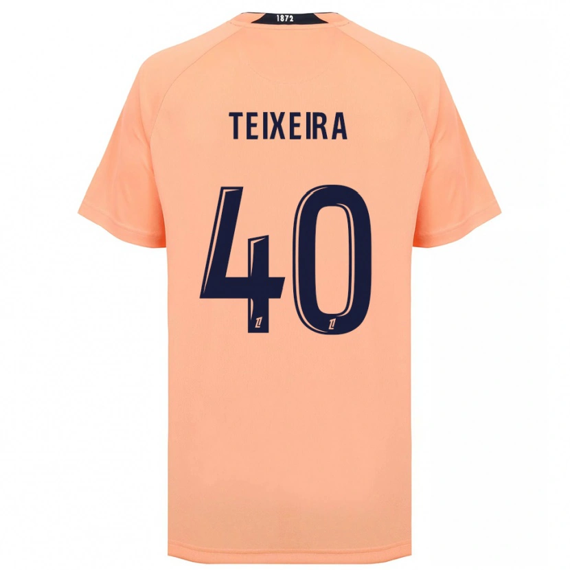 Danxen Mulher Camisola Alex Teixeira #40 Laranja Azul Marinho Alternativa 2025/26 Camisa Brasil