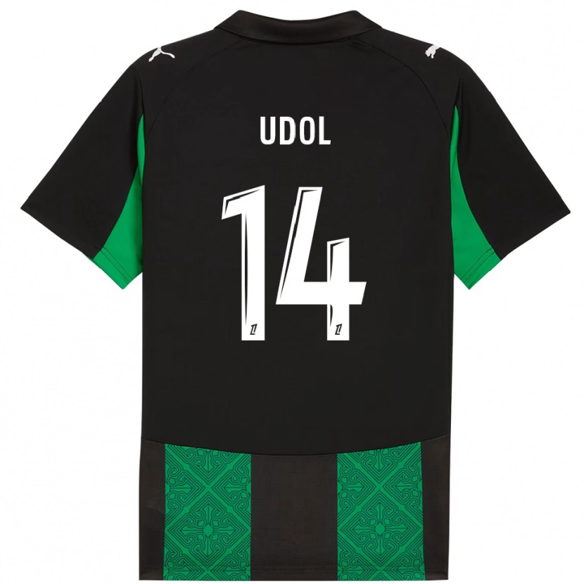 Danxen Mulher Camisola Matthieu Udol #14 Preto Verde Alternativa 2025/26 Camisa Brasil