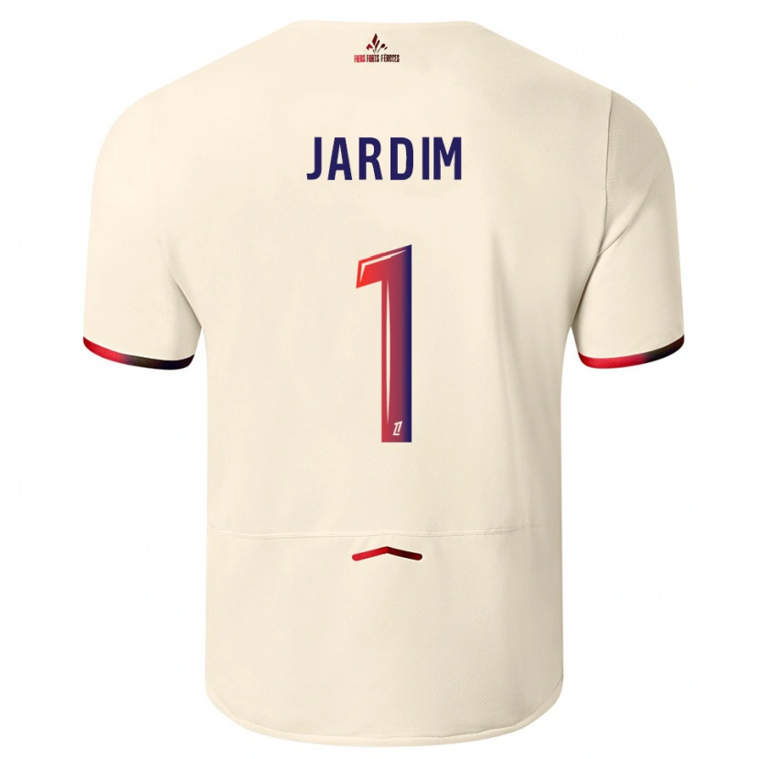 Danxen Mulher Camisola Leo Jardim #1 Branco Sujo Vermelho Alternativa 2025/26 Camisa Brasil