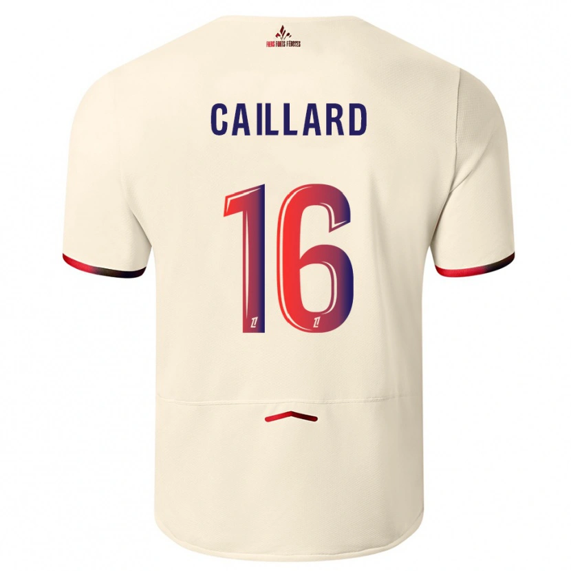 Danxen Mulher Camisola Marc-Aurèle Caillard #16 Branco Sujo Vermelho Alternativa 2025/26 Camisa Brasil