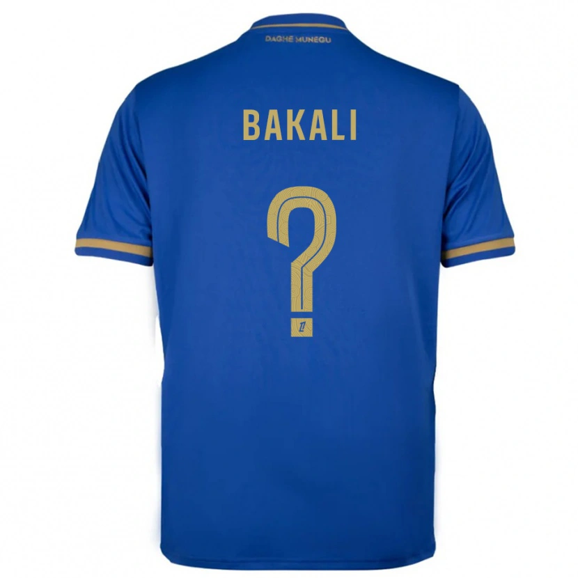 Danxen Mulher Camisola Jonathan Bakali #0 Azul Dourado Alternativa 2025/26 Camisa Brasil