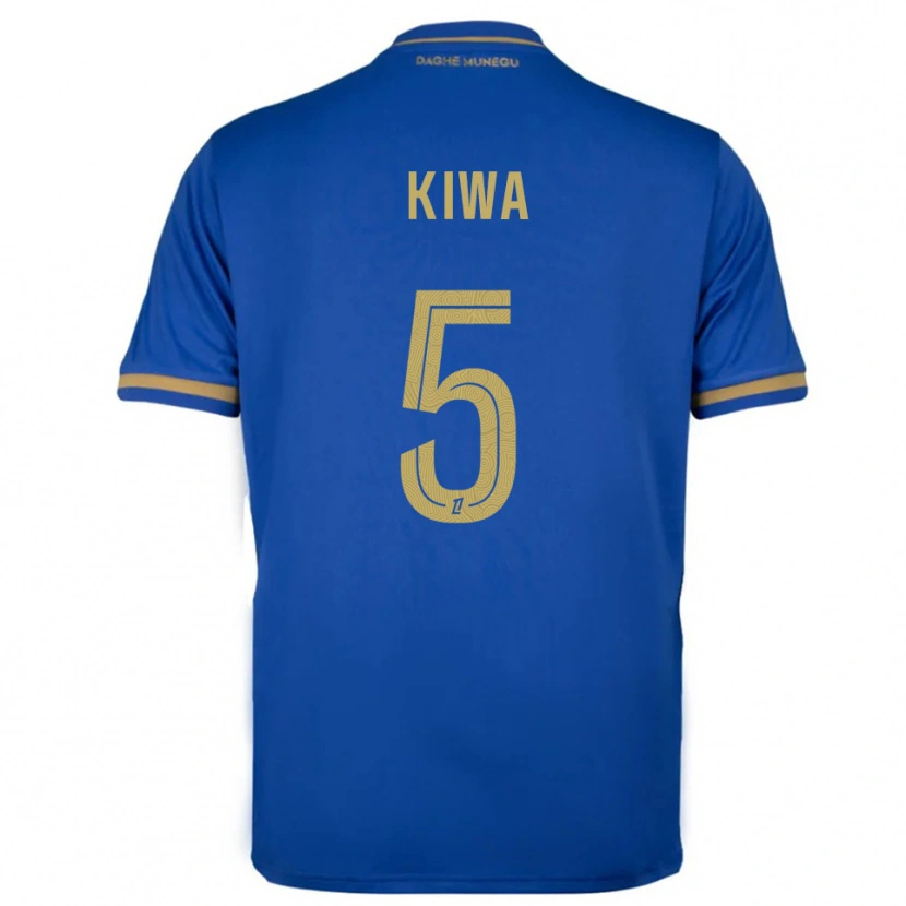 Danxen Mulher Camisola Bradel Kiwa #5 Azul Dourado Alternativa 2025/26 Camisa Brasil