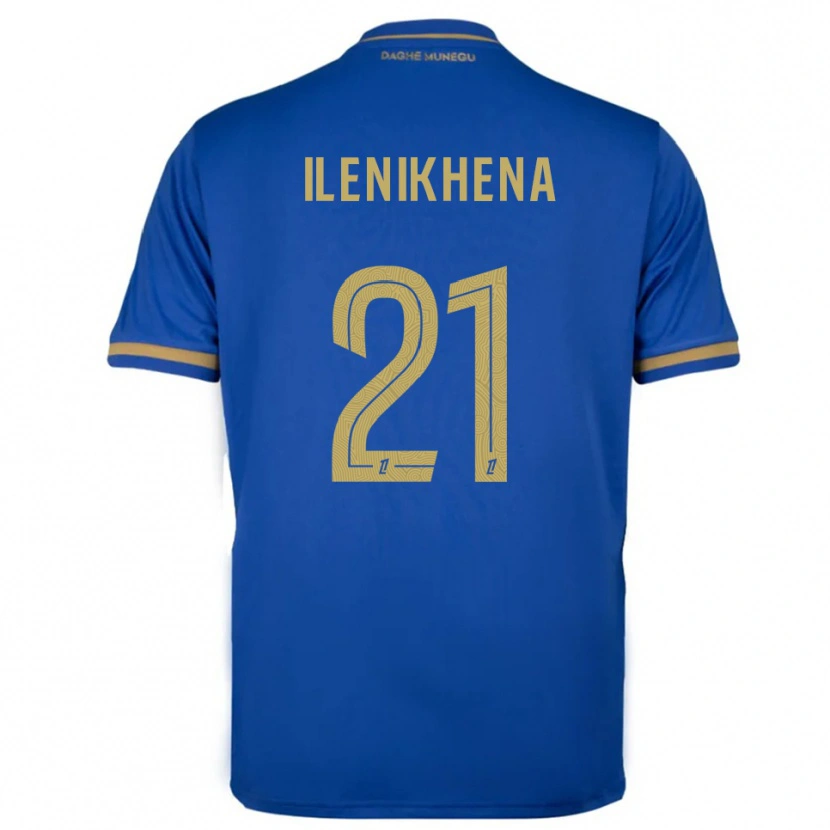 Danxen Mulher Camisola George Ilenikhena #21 Azul Dourado Alternativa 2025/26 Camisa Brasil