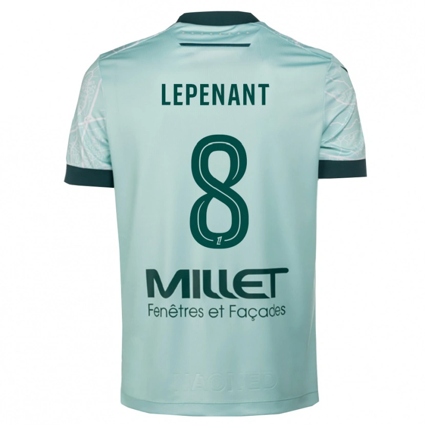 Danxen Mulher Camisola Johann Lepenant #8 Verde Branco Alternativa 2025/26 Camisa Brasil