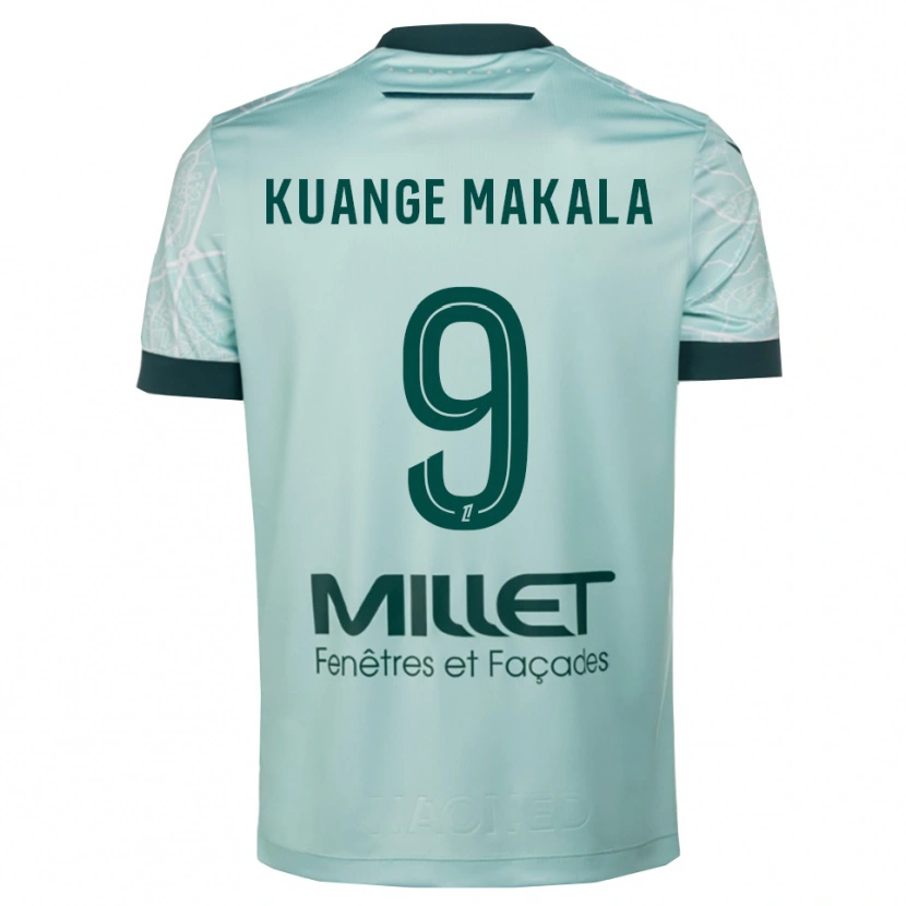Danxen Mulher Camisola Jordi Kuange Makala #9 Verde Branco Alternativa 2025/26 Camisa Brasil
