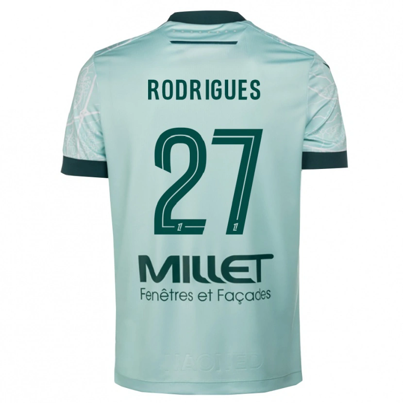 Danxen Mulher Camisola Nelly Rodrigues #27 Verde Branco Alternativa 2025/26 Camisa Brasil
