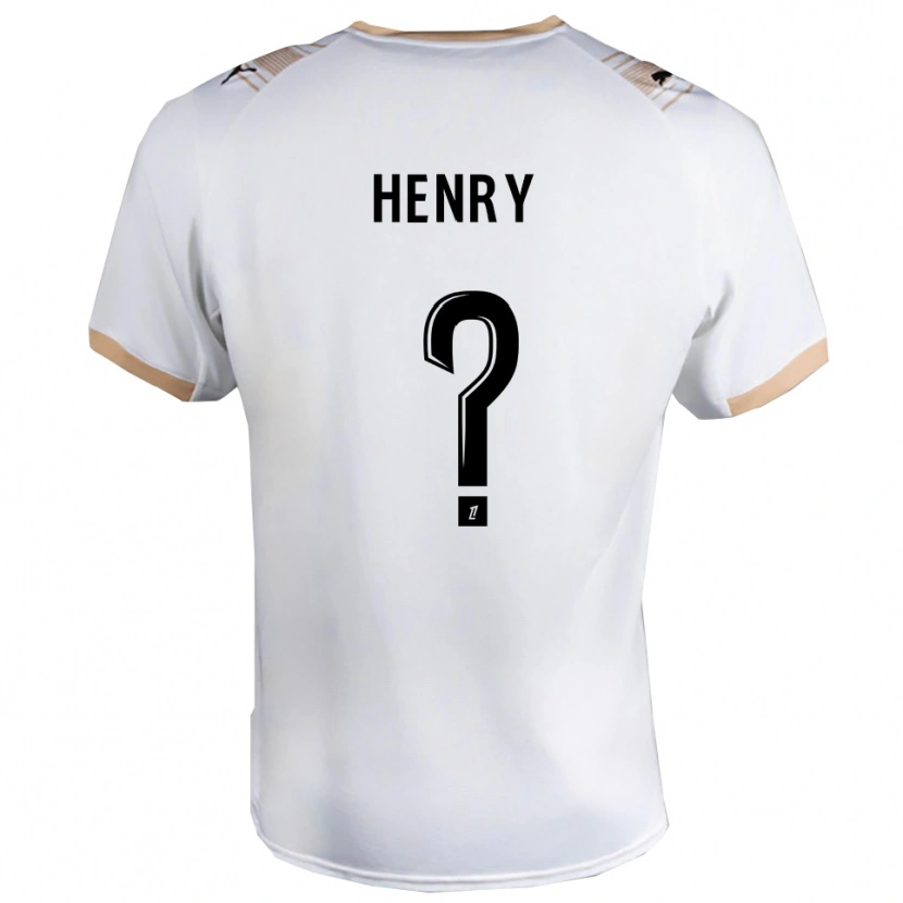 Danxen Mulher Camisola Kobi Henry #0 Branco Preto Alternativa 2025/26 Camisa Brasil