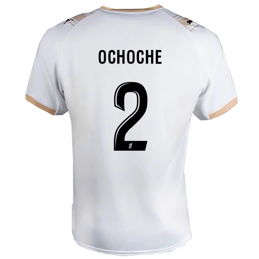 Danxen Mulher Camisola Amos Ochoche #2 Branco Preto Alternativa 2025/26 Camisa Brasil