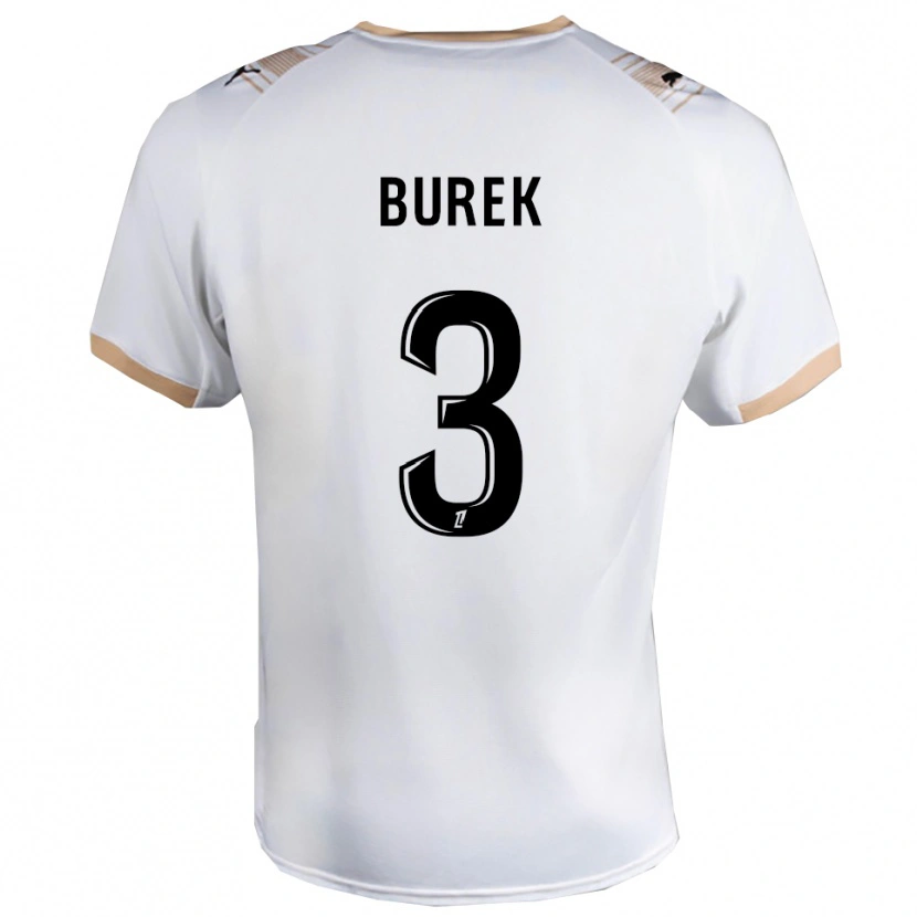 Danxen Mulher Camisola Sacha Burek #3 Branco Preto Alternativa 2025/26 Camisa Brasil