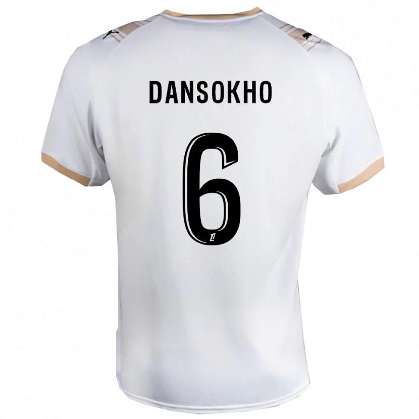 Danxen Mulher Camisola Ansoumana Dansokho #6 Branco Preto Alternativa 2025/26 Camisa Brasil