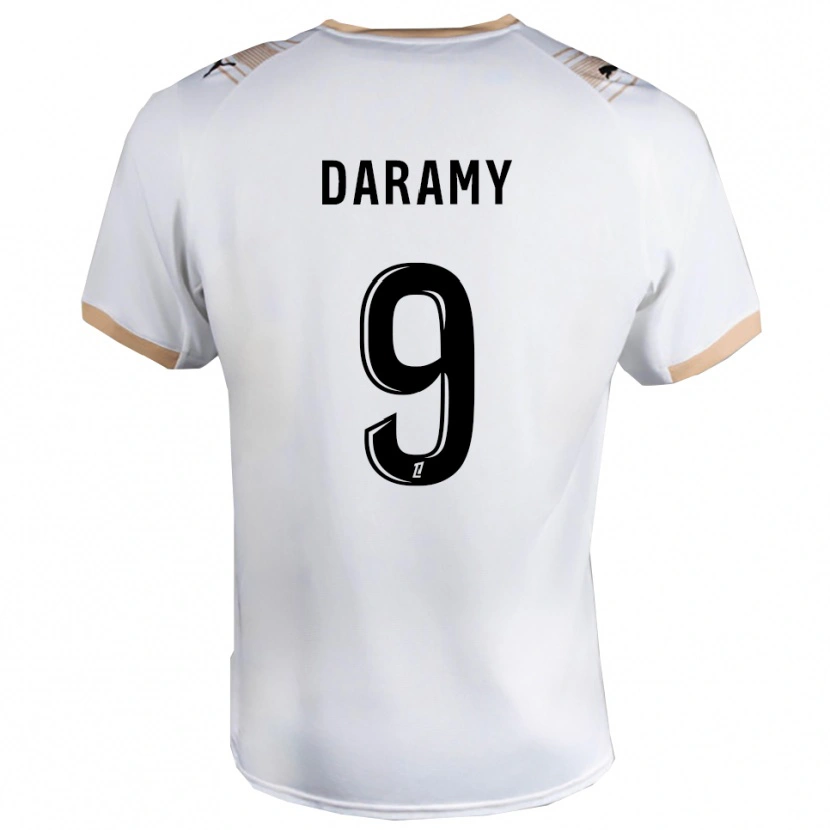 Danxen Mulher Camisola Mohamed Daramy #9 Branco Preto Alternativa 2025/26 Camisa Brasil