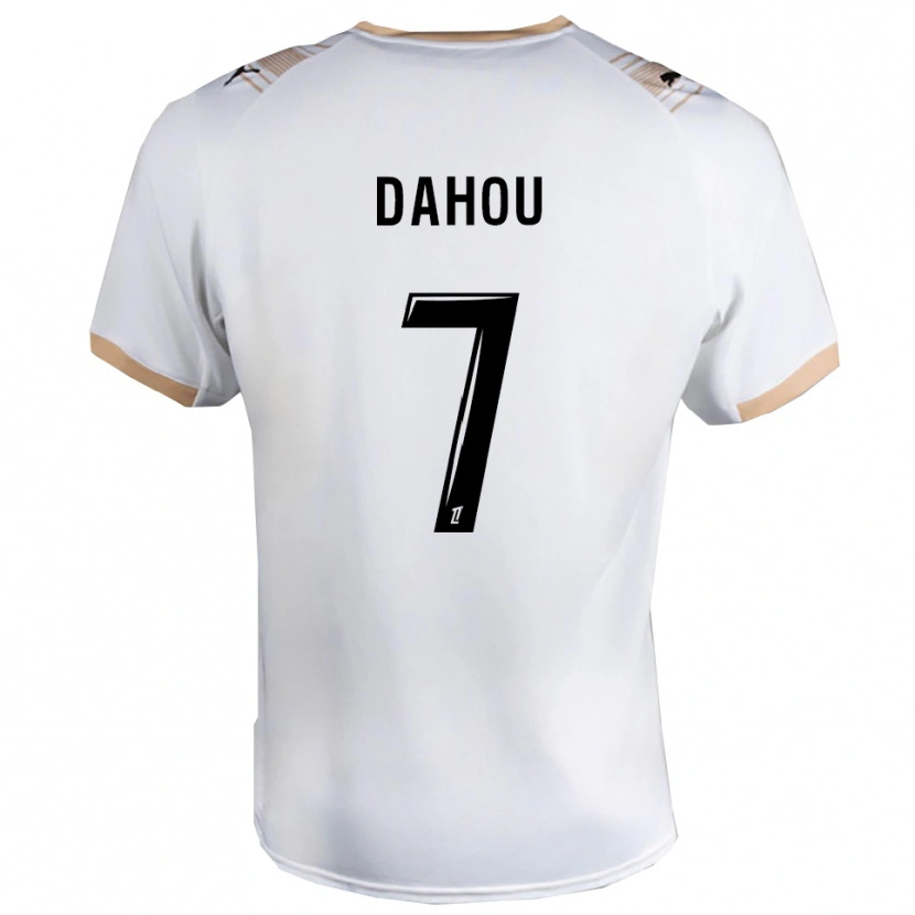 Danxen Mulher Camisola Erwan Dahou #7 Branco Preto Alternativa 2025/26 Camisa Brasil