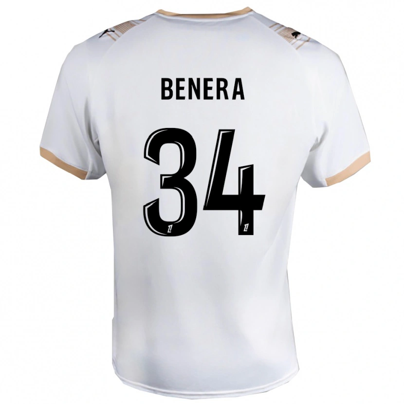 Danxen Mulher Camisola Ummene Benera #34 Branco Preto Alternativa 2025/26 Camisa Brasil