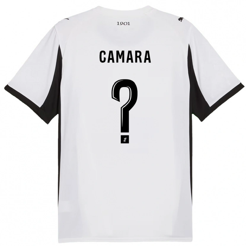 Danxen Mulher Camisola Yaya Camara #0 Branco Preto Alternativa 2025/26 Camisa Brasil