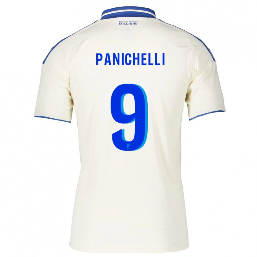 Danxen Mulher Camisola Joaquín Panichelli #9 Champagne Azul Alternativa 2025/26 Camisa Brasil