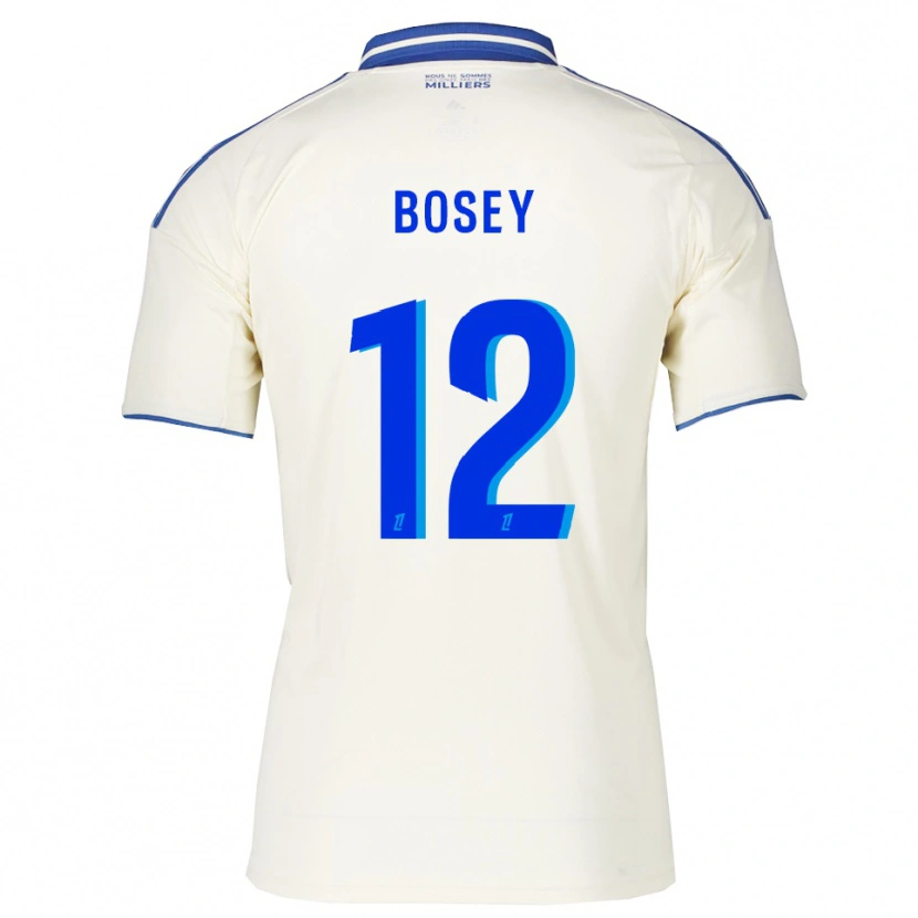 Danxen Mulher Camisola Jean-Baptiste Bosey #12 Champagne Azul Alternativa 2025/26 Camisa Brasil