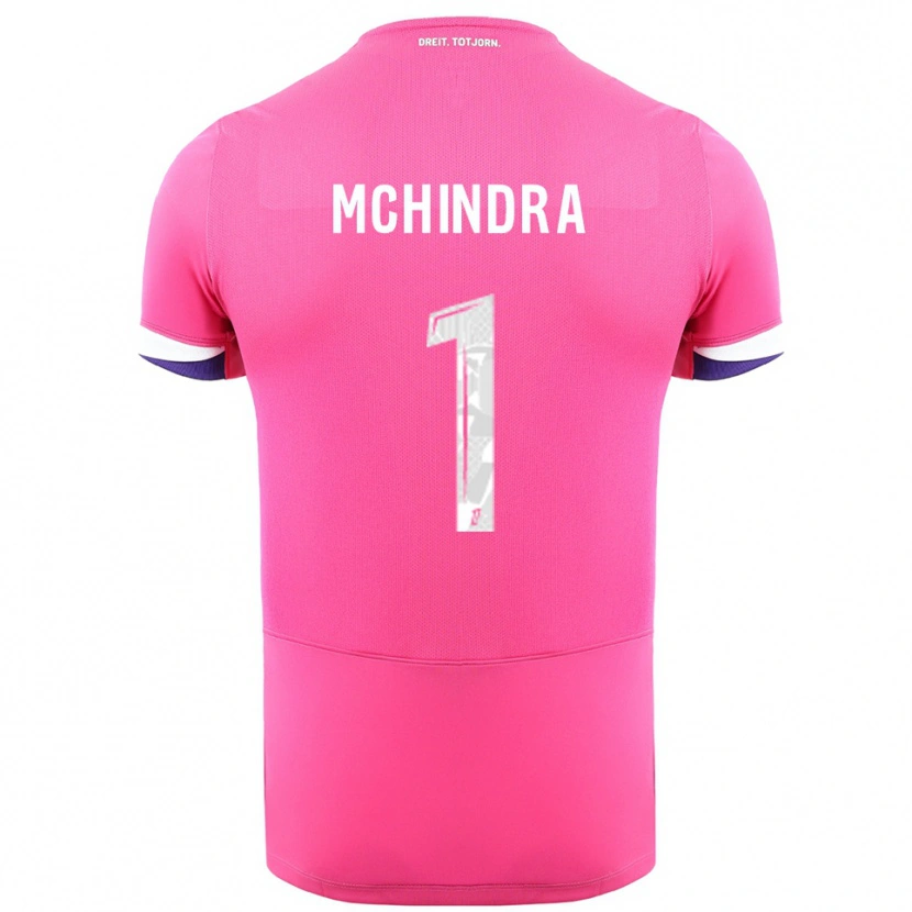 Danxen Mulher Camisola Naime Said Mchindra #1 Rosa Branco Alternativa 2025/26 Camisa Brasil