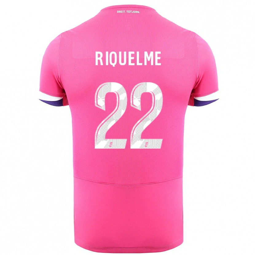 Danxen Mulher Camisola Laura Riquelme #22 Rosa Branco Alternativa 2025/26 Camisa Brasil