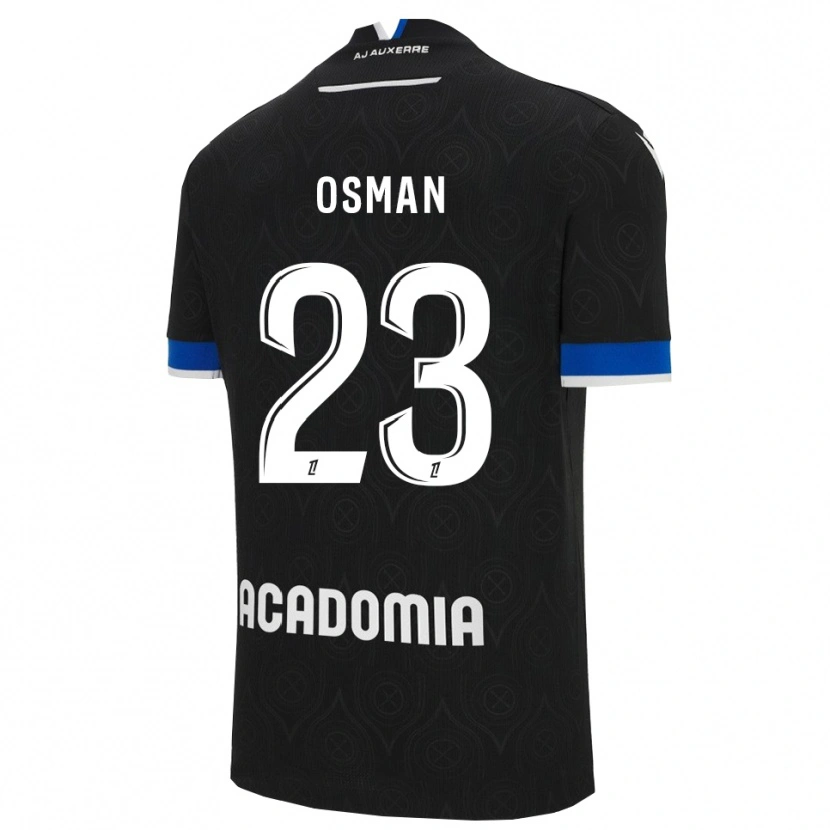 Danxen Mulher Camisola Ibrahim Osman #23 Preto Branco Alternativa 2025/26 Camisa Brasil