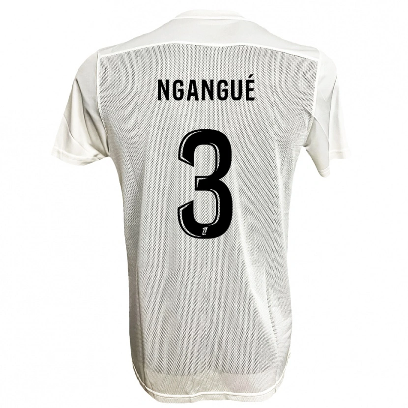 Danxen Mulher Camisola Maurice Ngangué #3 Preto Branco Alternativa 2025/26 Camisa Brasil