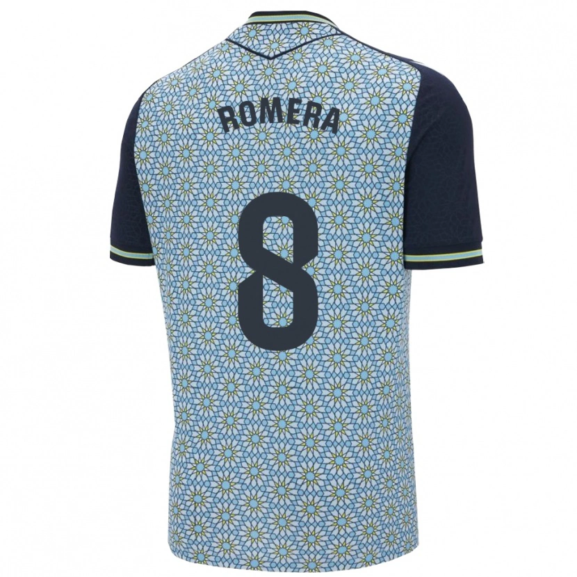 Danxen Mulher Camisola Miguel Romera #8 Azul Marinho Alternativa 2025/26 Camisa Brasil