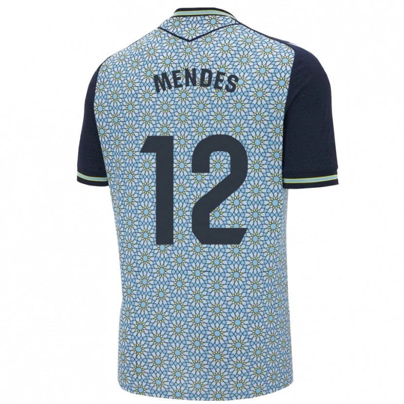 Danxen Mulher Camisola Alex Mendes #12 Azul Marinho Alternativa 2025/26 Camisa Brasil