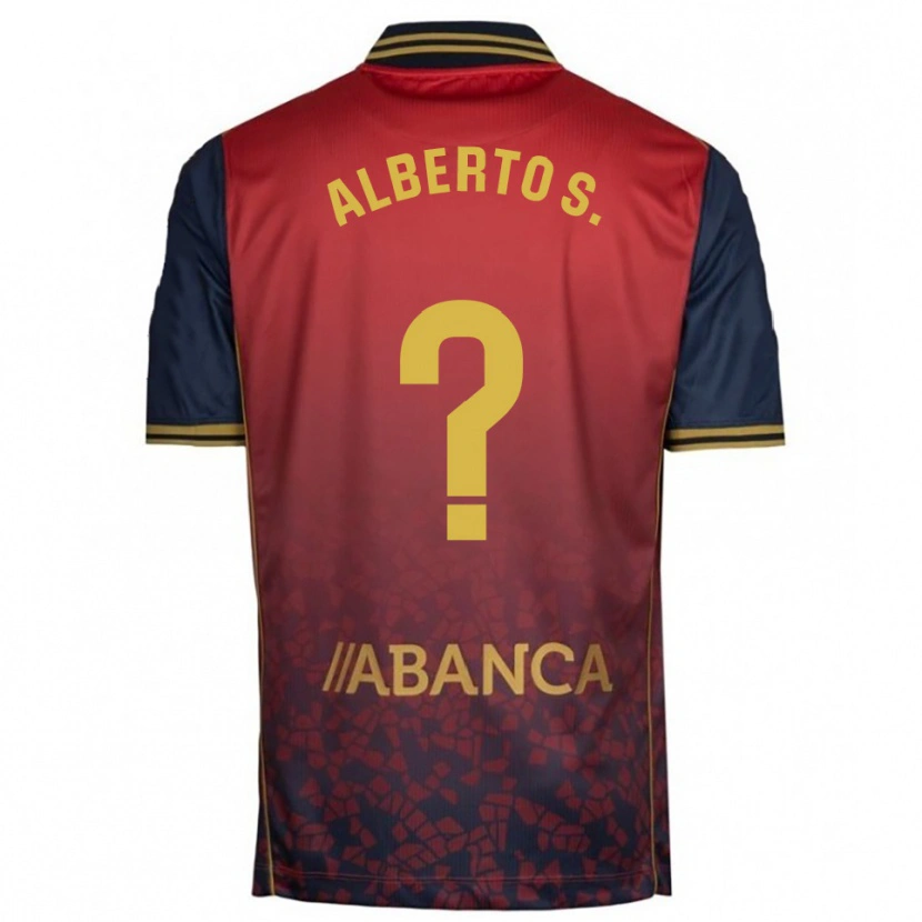 Danxen Mulher Camisola Alberto Sánchez #0 Vermelho Marinho Alternativa 2025/26 Camisa Brasil