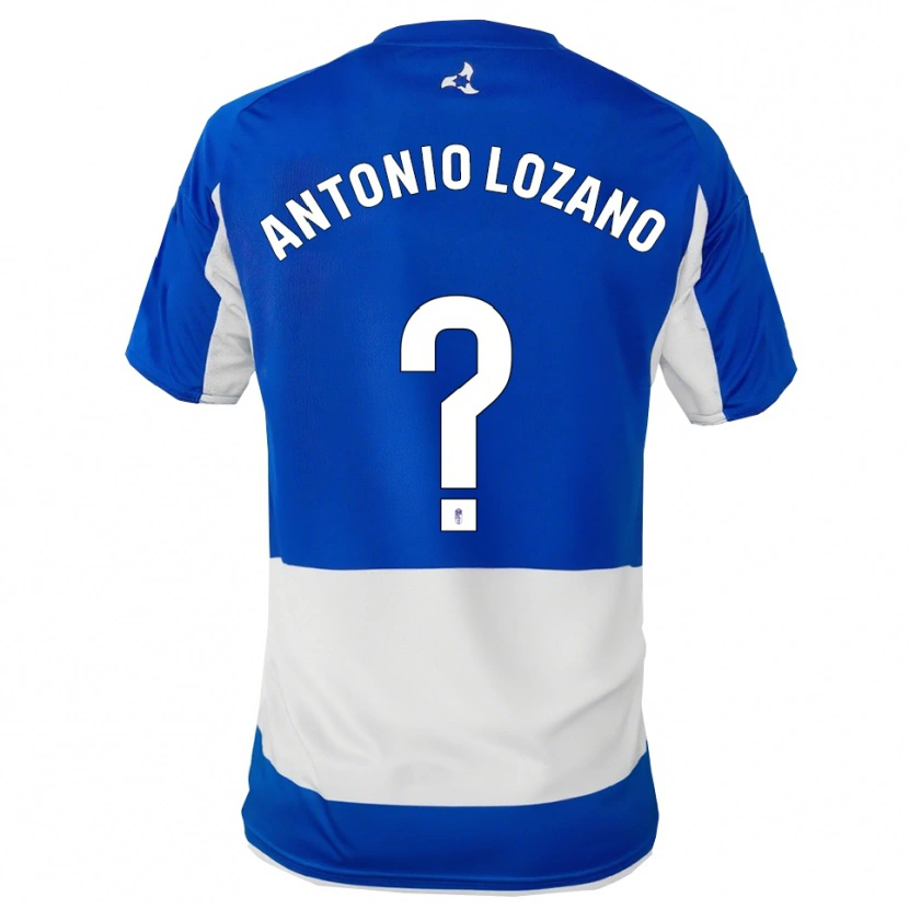 Danxen Mulher Camisola José Antonio Lozano #0 Azul Branco Alternativa 2025/26 Camisa Brasil