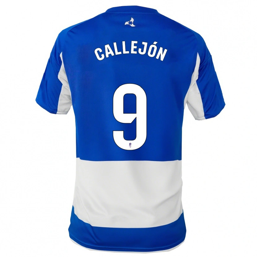 Danxen Mulher Camisola Jose Callejon #9 Azul Branco Alternativa 2025/26 Camisa Brasil