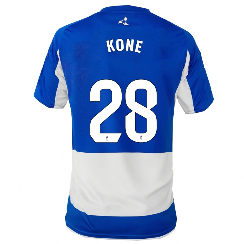 Danxen Mulher Camisola Abdoulaye Kone #28 Azul Branco Alternativa 2025/26 Camisa Brasil