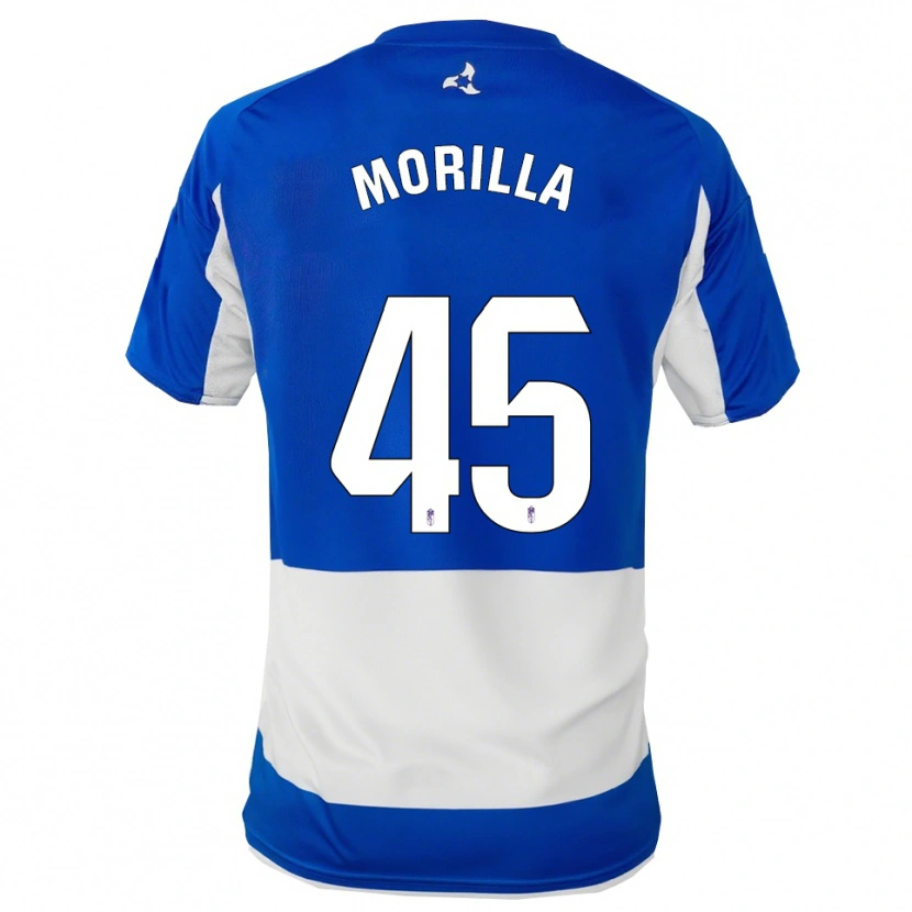 Danxen Mulher Camisola David Morilla #45 Azul Branco Alternativa 2025/26 Camisa Brasil