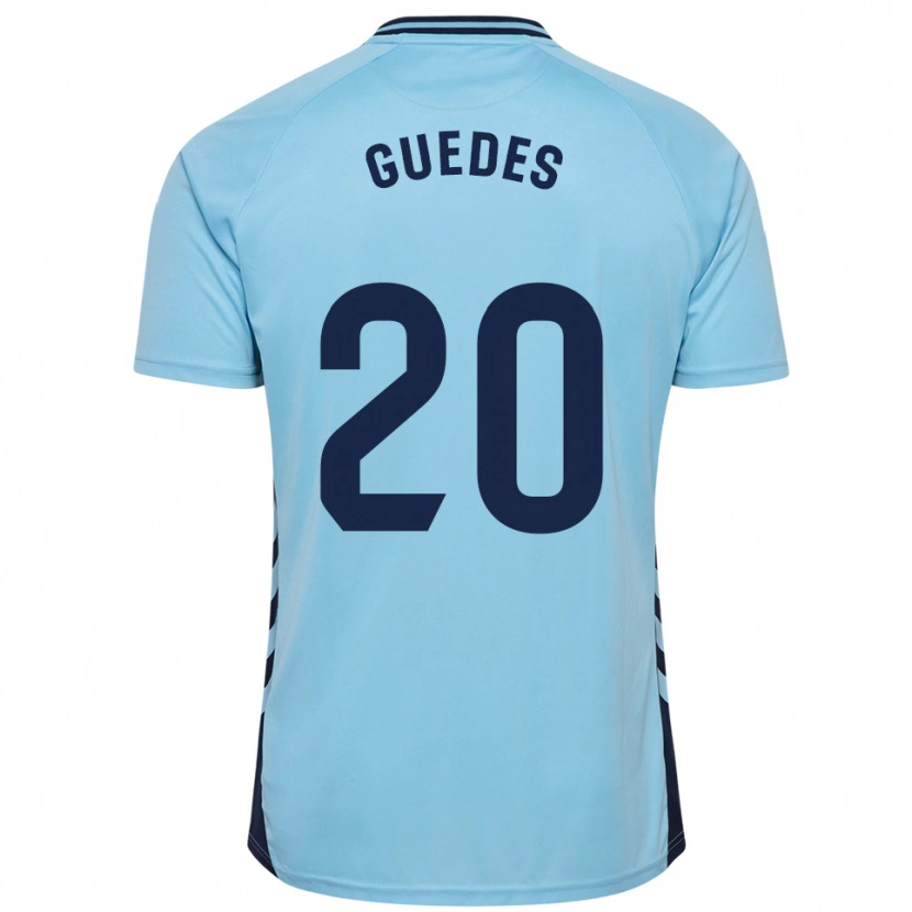 Danxen Mulher Camisola Johan Guedes #20 Azul Celeste Alternativa 2025/26 Camisa Brasil
