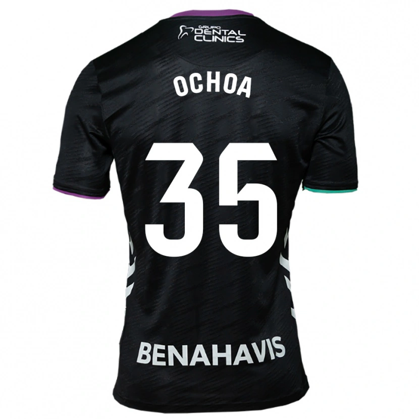 Danxen Mulher Camisola Aarón Ochoa #35 Preto Roxo Verde Alternativa 2025/26 Camisa Brasil