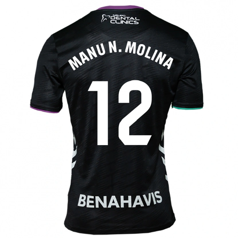 Danxen Mulher Camisola Manu Molina #12 Preto Roxo Verde Alternativa 2025/26 Camisa Brasil